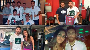 Messi, descansando en Rosario Messi, descansando en Rosario