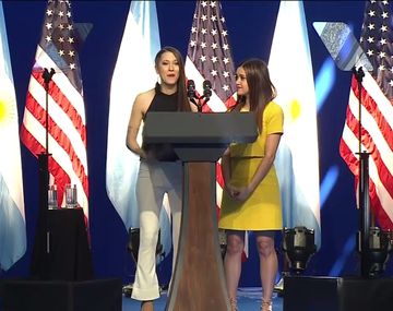 Las youtubers que presentaron a Michelle y Awada