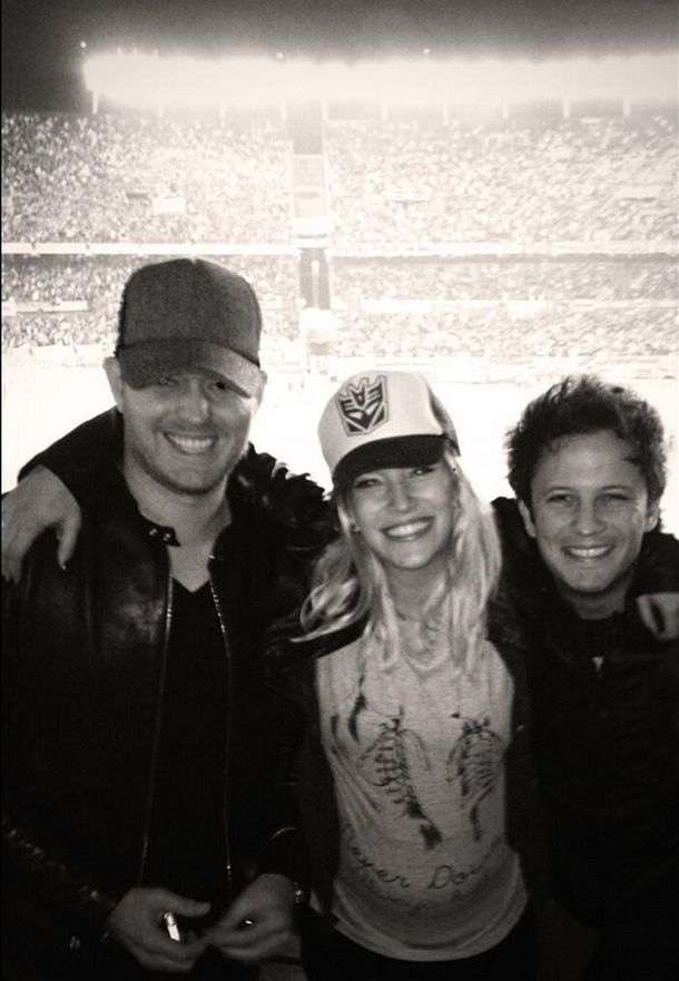 Los hermanos Lopilato llevaron a Bublé a la cancha de River