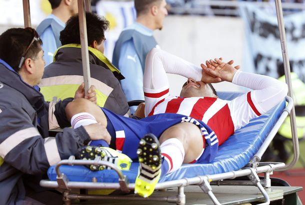 Ortigoza podría perderse lo que queda de la Copa