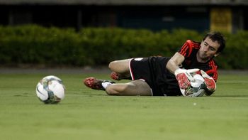 en la final, barovero llego a los 100 partidos en river en la final, barovero llego a los 100 partidos en river