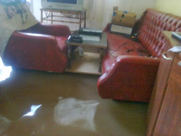 San Pedro, bajo el agua