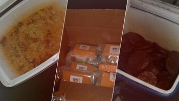 el menu de la calle, a base de donaciones y suculento el menu de la calle, a base de donaciones y suculento