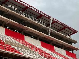 Temporal: se suspendió Unión-Lanús por problemas en la cancha