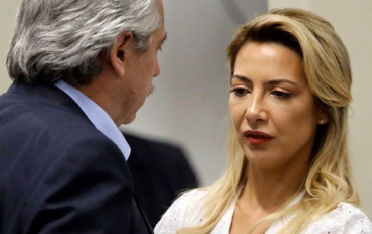 Alberto Fernández y Fabiola Yañez.