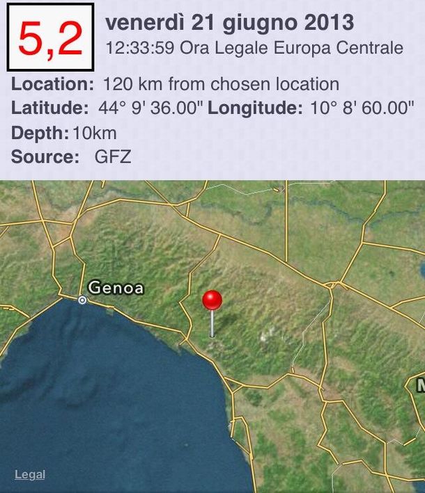 Fuerte sismo sacude y alarma a todo el norte de Italia