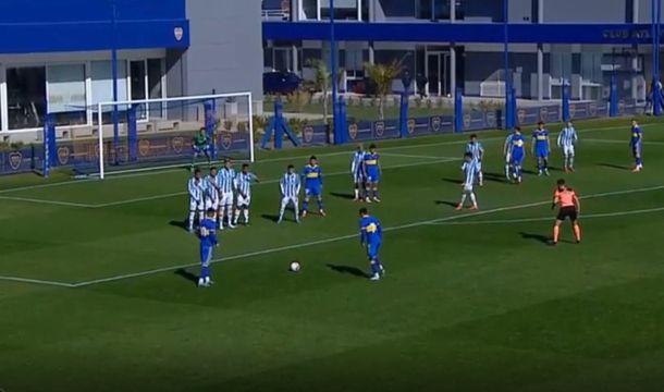 El tremendo gol de Brando Cortés en la reserva de Boca.&nbsp;