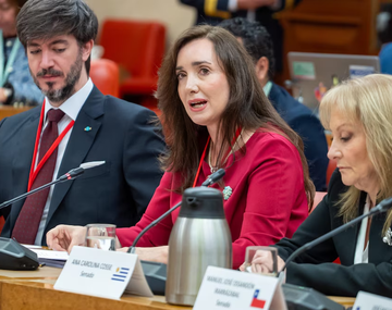 Victoria Villarruel en Madrid.