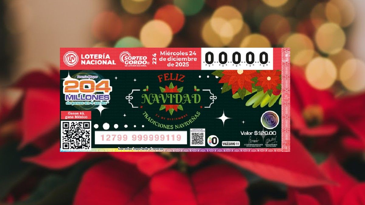 Se realizó el sorteo del Gordo de Navidad 2025 de la Lotería Nacional.