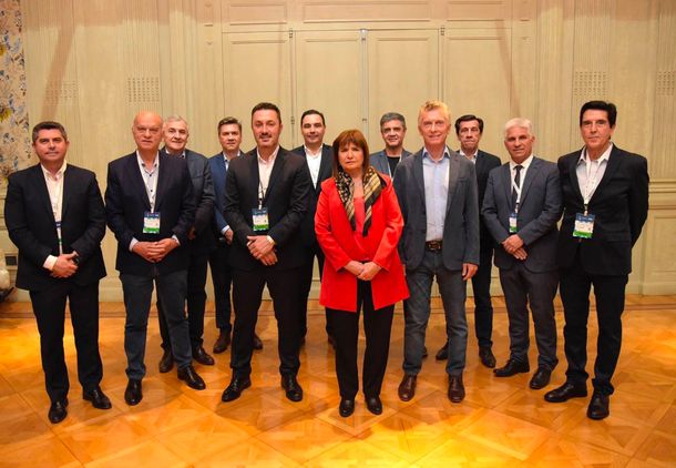 Mauricio Macri se mostró junto a Patricia Bullrich antes del debate