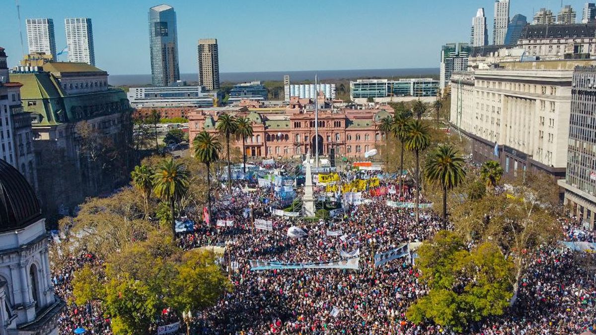 Cuarta Marcha Federal Universitaria EN VIVO: multitudinaria convocatoria
