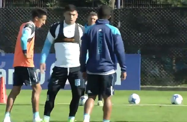 Juan Patiño y Andrés Ibargüen discutieron en plena práctica de Racing