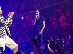 Justin Bieber con Luis Fonsi Justin Bieber con Luis Fonsi