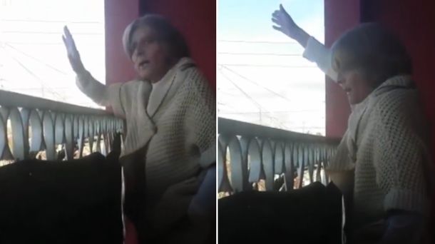 Acá no rompas las pelotas, la reacción de una señora al timbreo de Cambiemos