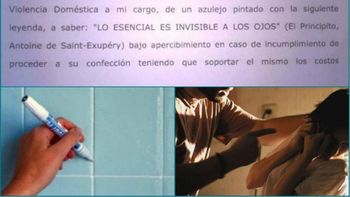 polemico: maltrato a su ex pareja y fue condenado a pintar una frase de el principito en un azulejo polemico: maltrato a su ex pareja y fue condenado a pintar una frase de el principito en un azulejo