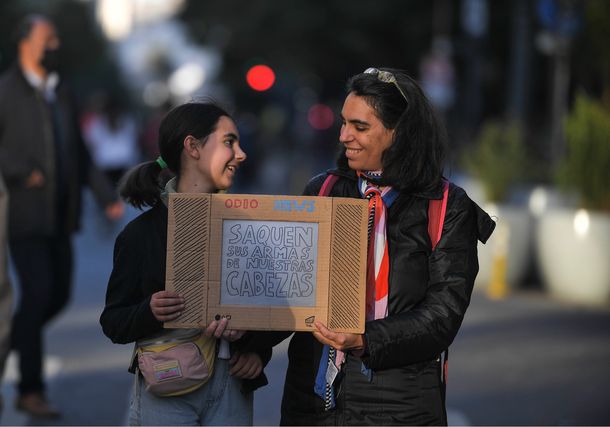 Marcha en apoyo a Cristina Kirchner en Plaza de Mayo