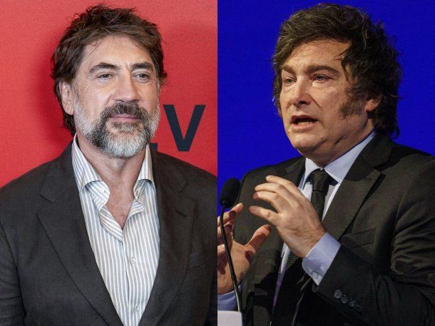 Javier Bardem y Milei