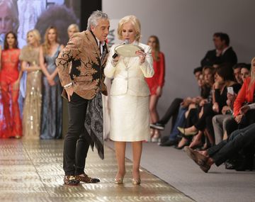 Con Mirtha Legrand en la pasarela