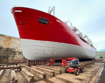 El buque factoría Tai An y la película fueguina Desamores Azules