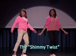 michelle obama la vuelve a romper bailando michelle obama la vuelve a romper bailando