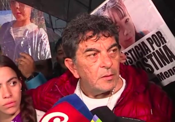 El abuelo materno de Agostina Vega participó de Ni Una Menos en Córdoba y apuntó al padre de su nieta