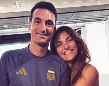 Scaloni y su hermana