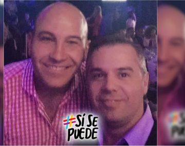 Martiniano Molina con Eduardo Cirielli