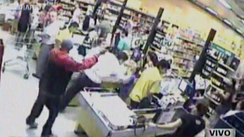 graban un violento robo a un supermercado de la plata graban un violento robo a un supermercado de la plata