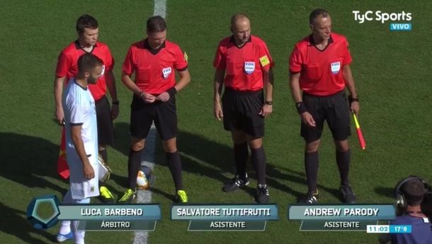 Un asistente de Argentina vs Ecuador se llama Salvatore Tuttifrutti