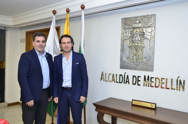 Cristian Ritondo fue recibido por Federico Gutiérrez