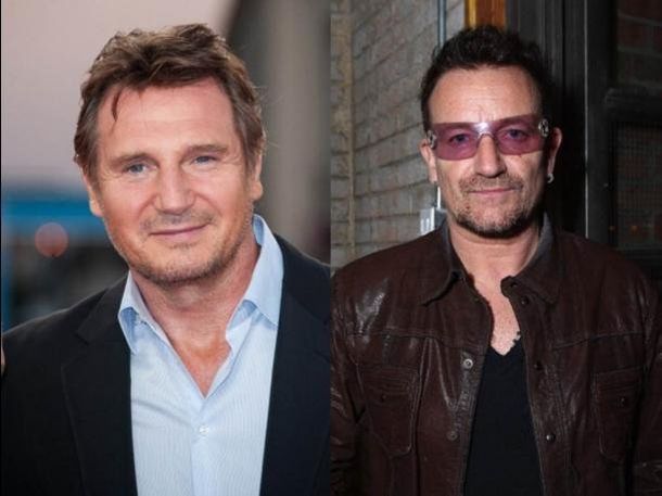 El líder de U2 trabaja en una película junto a Liam Neeson