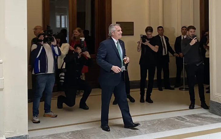 Alberto Fernández: Me voy con la conciencia tranquila.