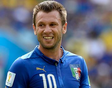 Cassano era habitual en la lista de la Selección italiana