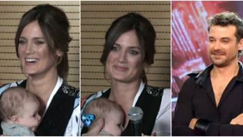 Paula Chaves, junto a Baltazar en el Bailando Paula Chaves, junto a Baltazar en el Bailando