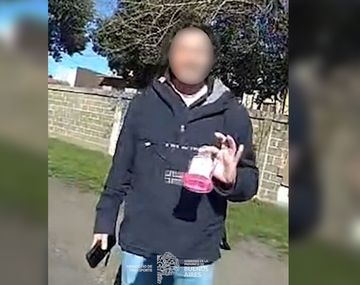 El automovilista de San Martín atribuyó la alcoholemia positiva al enjuague bucal Listerine, pero los agentes mantuvieron el acta de infracción.