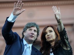 Amado Boudou y Cristina Kirchner
