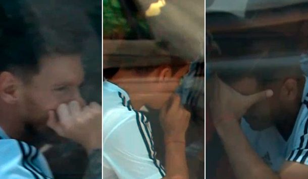 Lo dice todo: la cara de Messi y los jugadores de la Selección tras la lesión de Lanzini