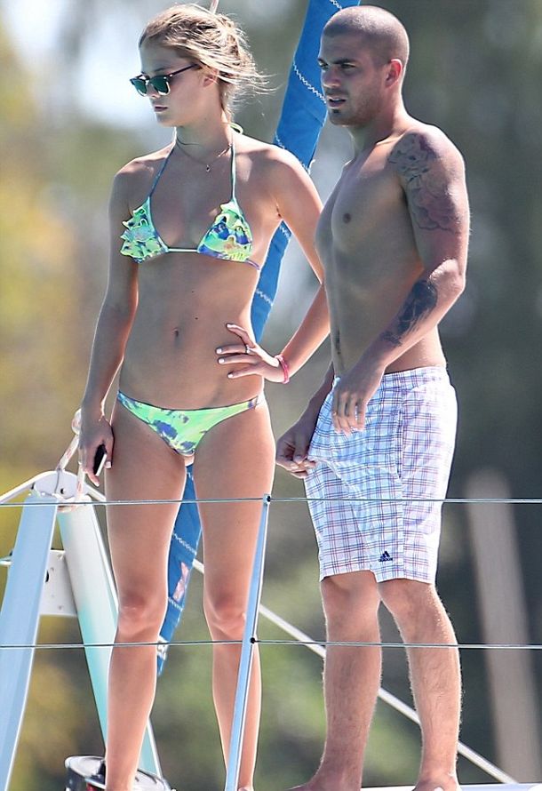 Nina Agdal, una sirena de vacaciones en Barbados