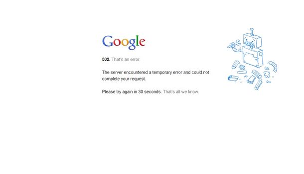 Usuarios reportan mal funcionamiento en el servicio de Google