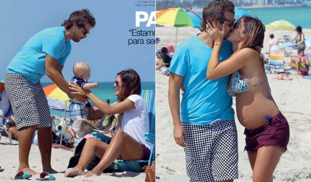 Embarazada de 4 meses, Paula Chaves y Pedro Alfonso disfrutan de sus vacaciones