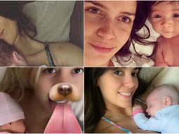 Paula, Zaira, Wanda y Floppy con sus bebés Paula, Zaira, Wanda y Floppy con sus bebés