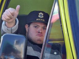 Alvaro Lafarge Sánchez en la autobomba