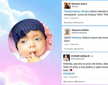 La conmoción de los famosos por la muerte de Helenita Galbán