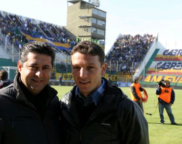 Augusto Digiovanni junto a Daniel Angelici