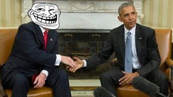 Los memes inundaron las redes tras la reunión entre Trump y Obama Los memes inundaron las redes tras la reunión entre Trump y Obama