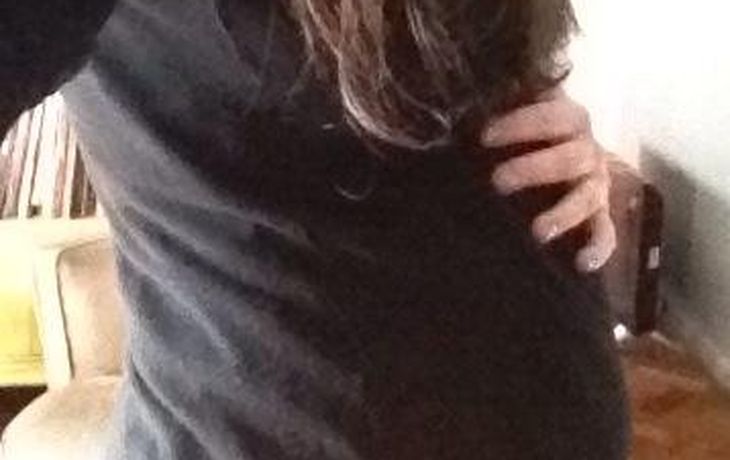 Íntimo: Sofía Gala compartió una foto de su embarazo
