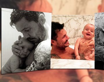 El álbum más tierno de Marcelo Tinelli con su hijo Lorenzo