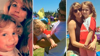 Mariano, Juliana, Milo y Olivia disfrutaron del sol Mariano, Juliana, Milo y Olivia disfrutaron del sol