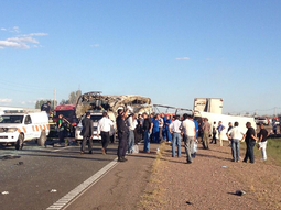 Llamé al 911 tres horas antes del accidente alertando el estado del camionero