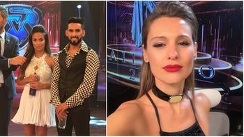 Pampita ubicó a Lourdes Sánchez en el Bailando. Pampita ubicó a Lourdes Sánchez en el Bailando.